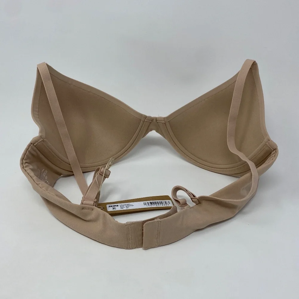 NWT SKIMS Fits Everybody Scoop Plunge Bra BR-UWR-1997 MICA  size 32A - Picture 5 of 7